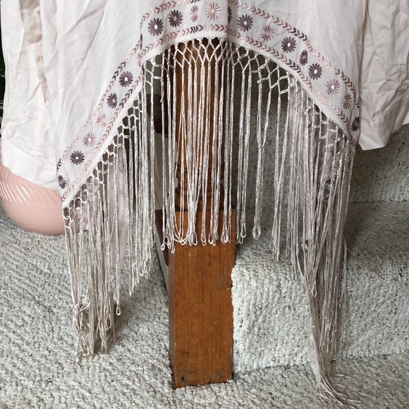 Odd Molly Anthropologie Ticket To Ride Fringe Kimono Duster Jacket - Picture 10 of 13